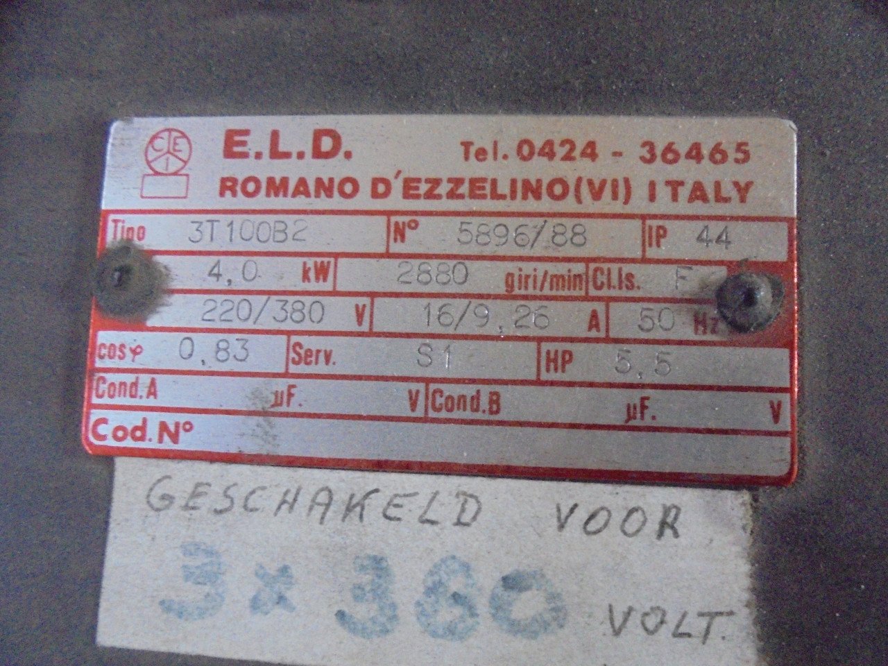 Grote Compressor met 500Ltr tank