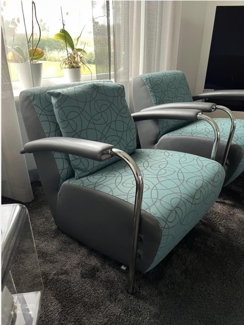Leolux Scylla fauteuils (2 stuks)