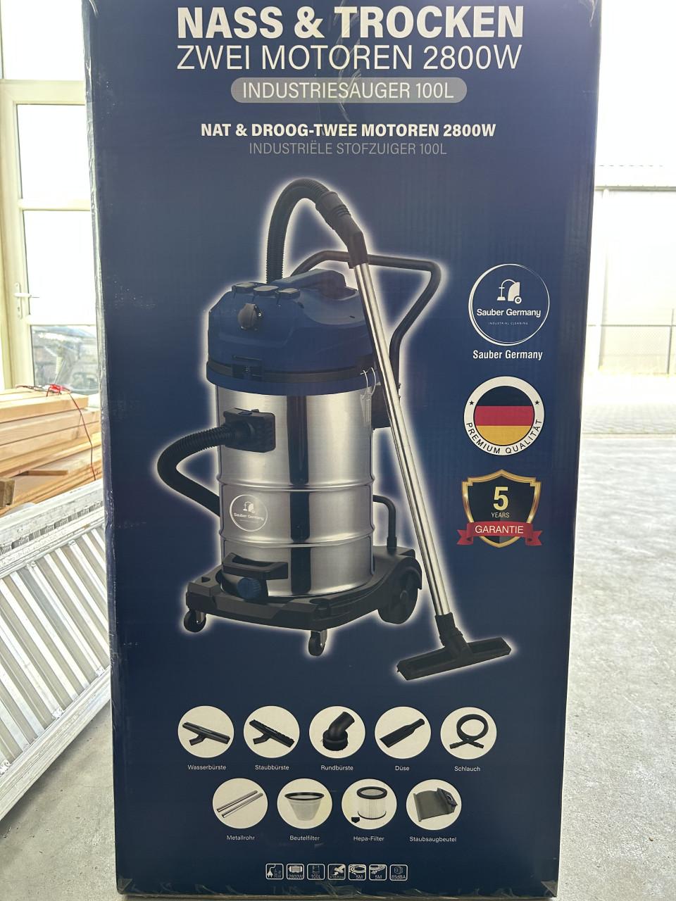 Sauber 4 in 1 alleszuiger 2800 W 100L