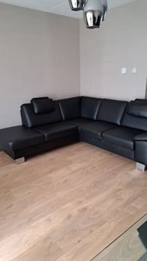 Te koop lederen hoekbank