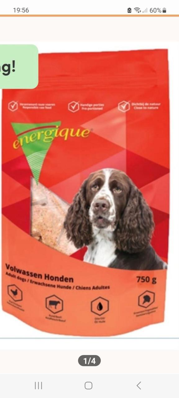 10 kilo Energique vleesmaaltijd voor honden