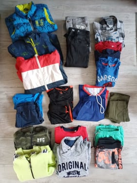 Kledingpakket jongens mt 128/134/140