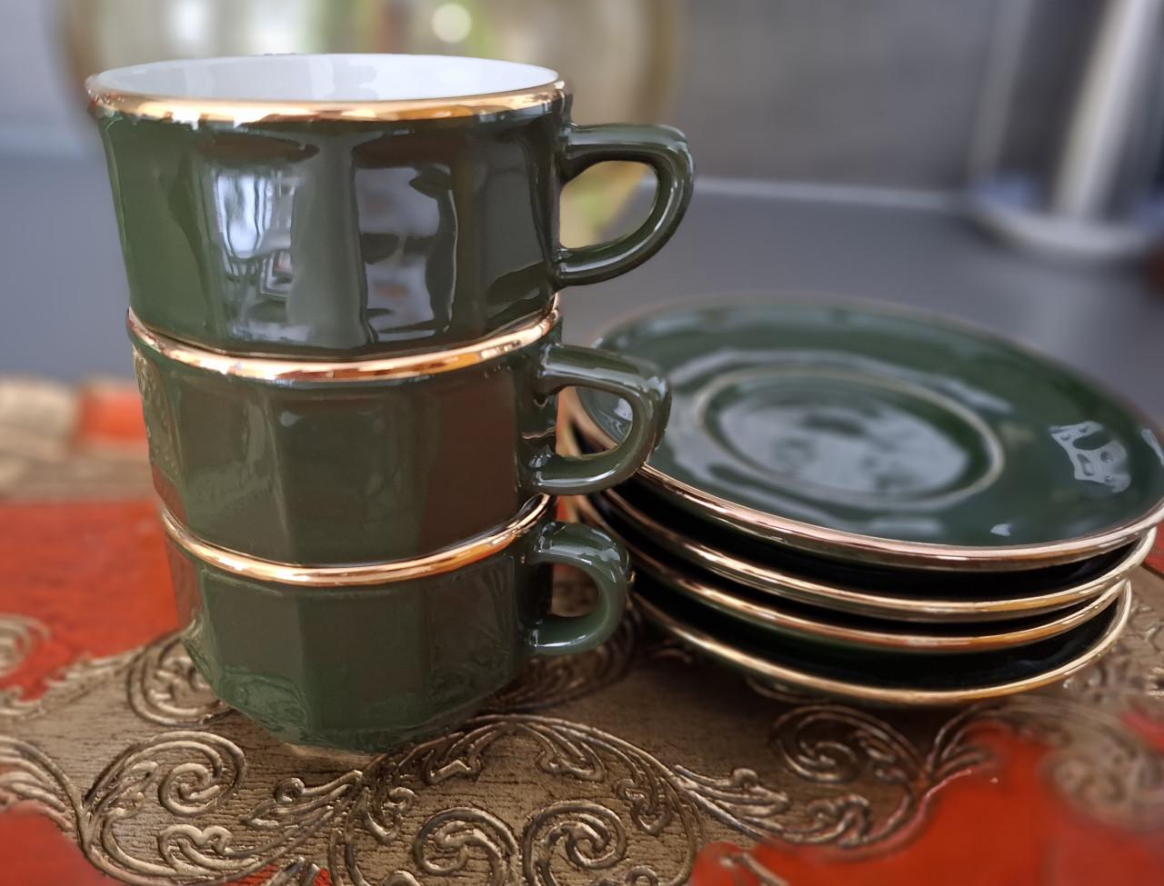 Apilco koffieservies groen
