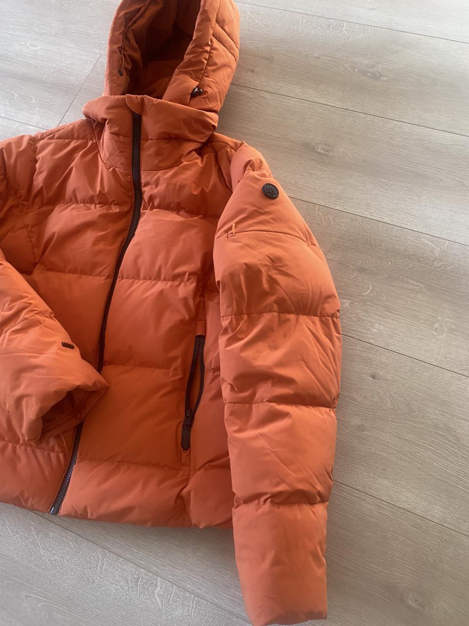 Oranje winterjas Human Nature Mt M