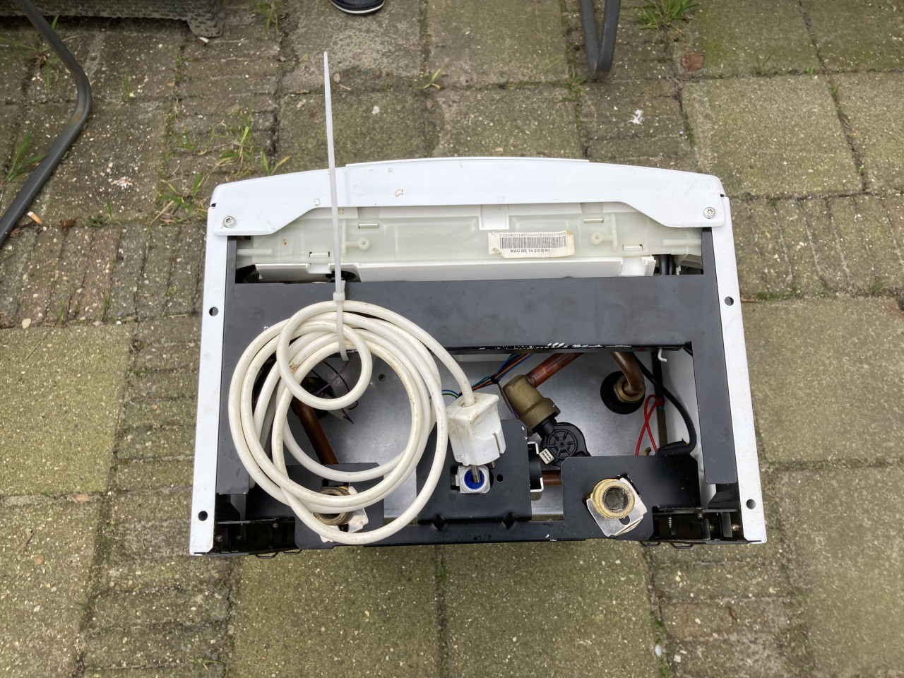 Gas geiser aardgas