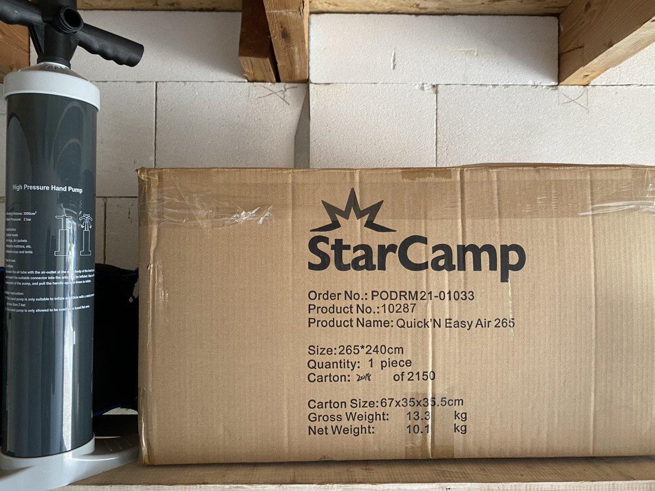 Opblaasbare Starcamp 265 voortent