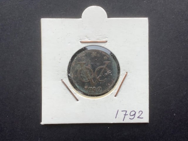 VOC duit 1792 West-Friesland.
