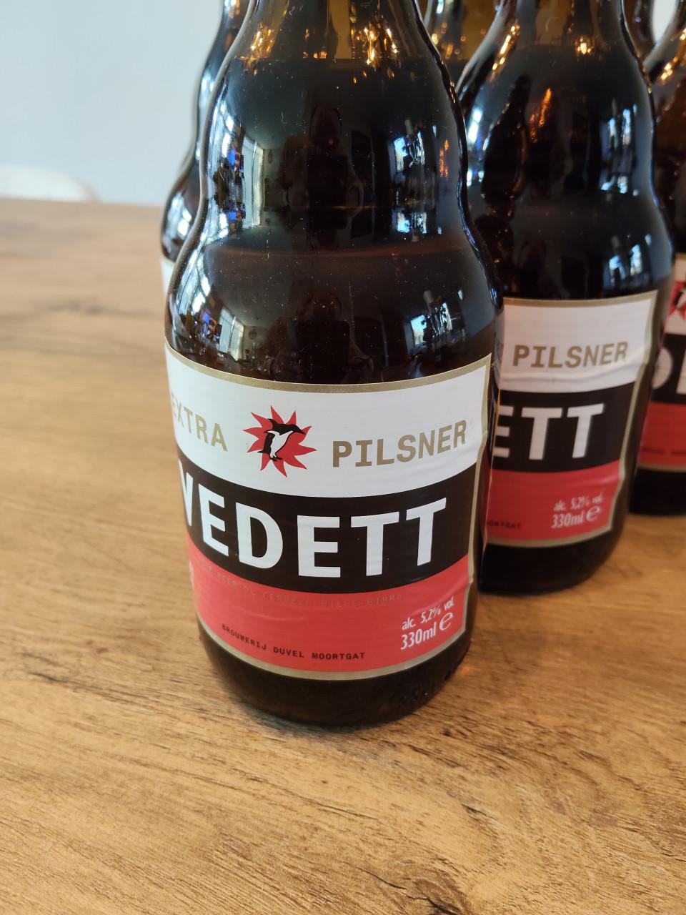 10 flesjes Vedett Extra Pilsner bier