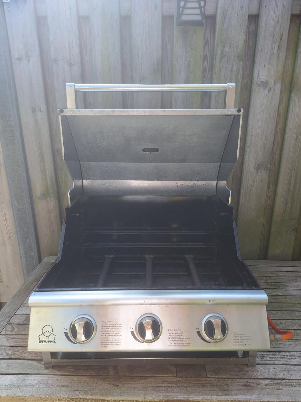 Gas barbecue gebruikt