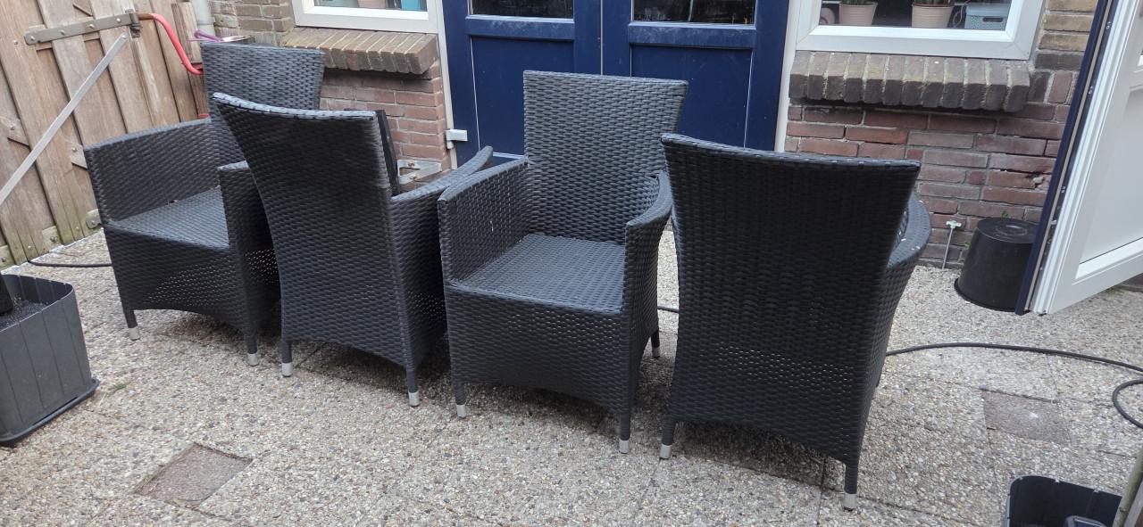 Tuinstoelen wicker