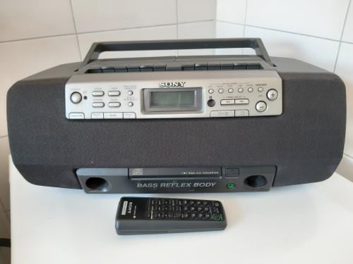 Sony CDF-W57L stereo CD/Radio,Cassetterecorder