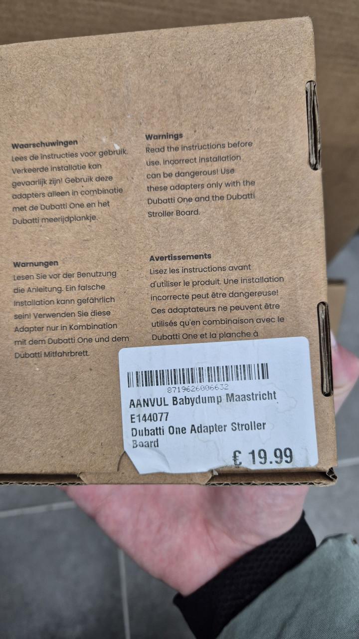 Dubatti meerijdplankje