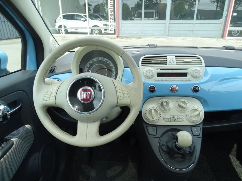 Fiat 500 0.9 twinair lounge pano | airco | 15"