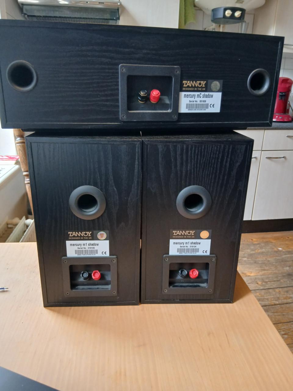 Tannoy mercury m1 shadow  speakerset