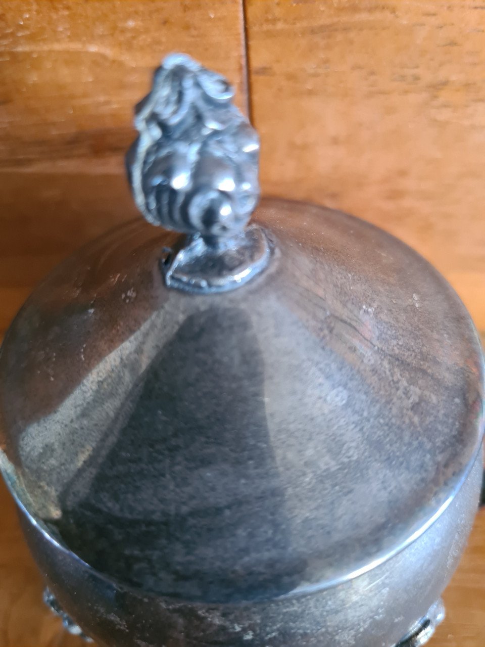 Vintage suikerpot van Leonard Silver