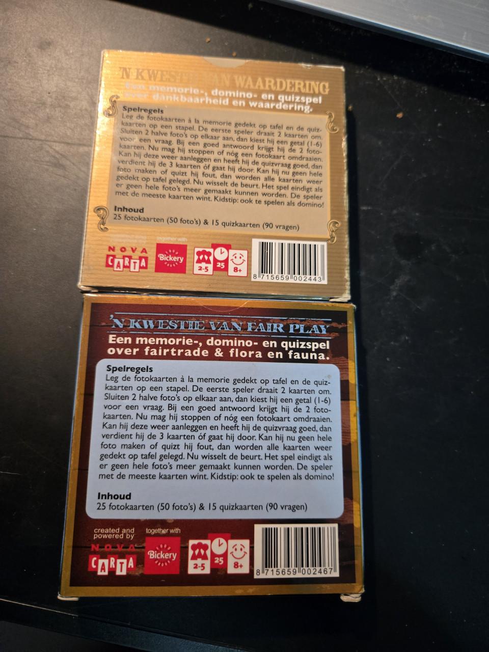 2 Kaartspellen 'n Kwestie van;