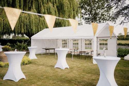 Partytent 4 x 8 meter te huur
