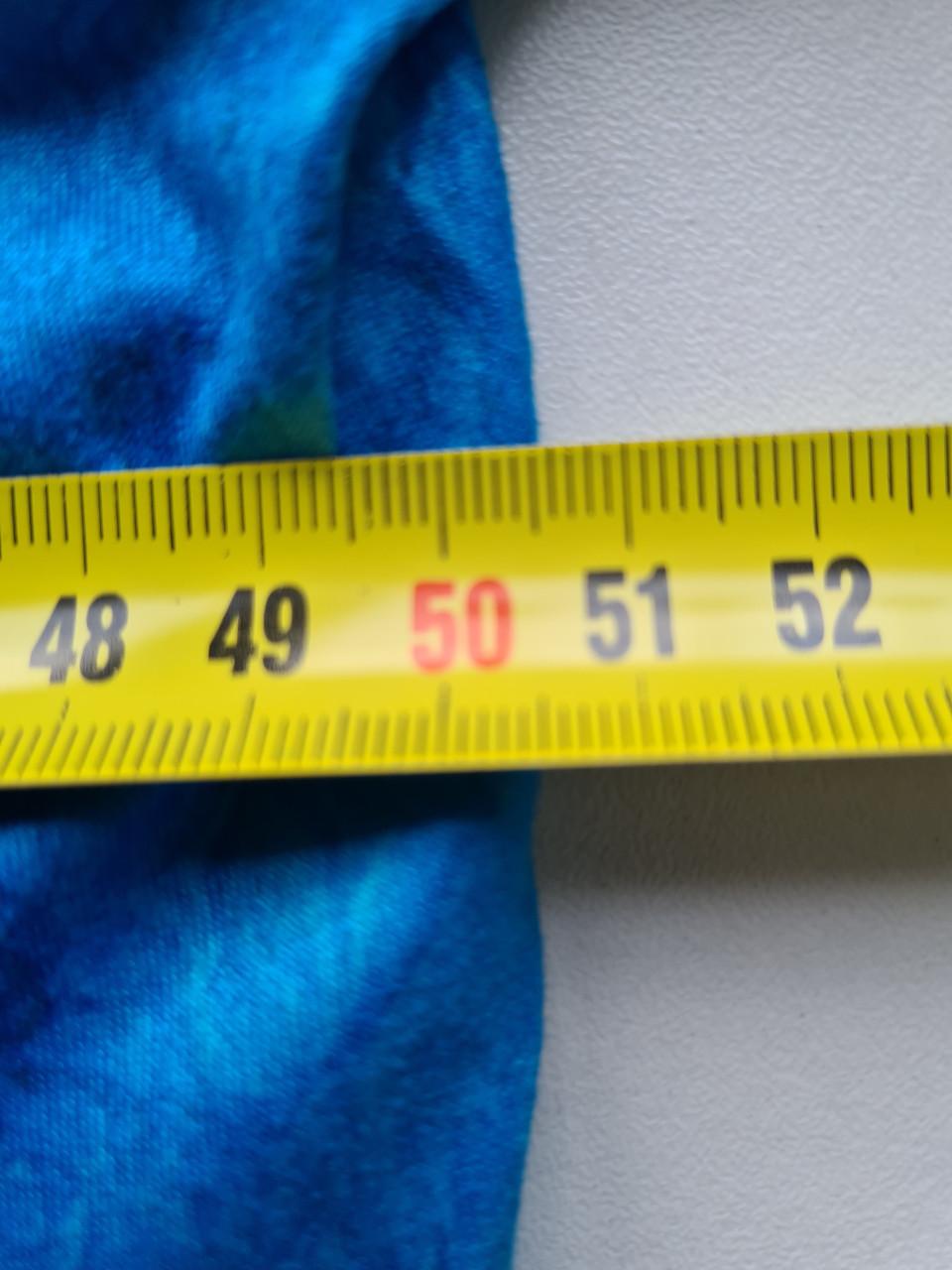 Nieuw ! Zwart - blauwe blouse met open schouder  Maat L