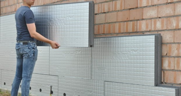 Spauw muur isolatie ongeveer 16 m2 poly fort pro