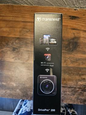 Zgan Transcend DrivePro 200 Dashcam - Full HD met Wi-Fi