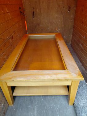 Vitrine salontafel
