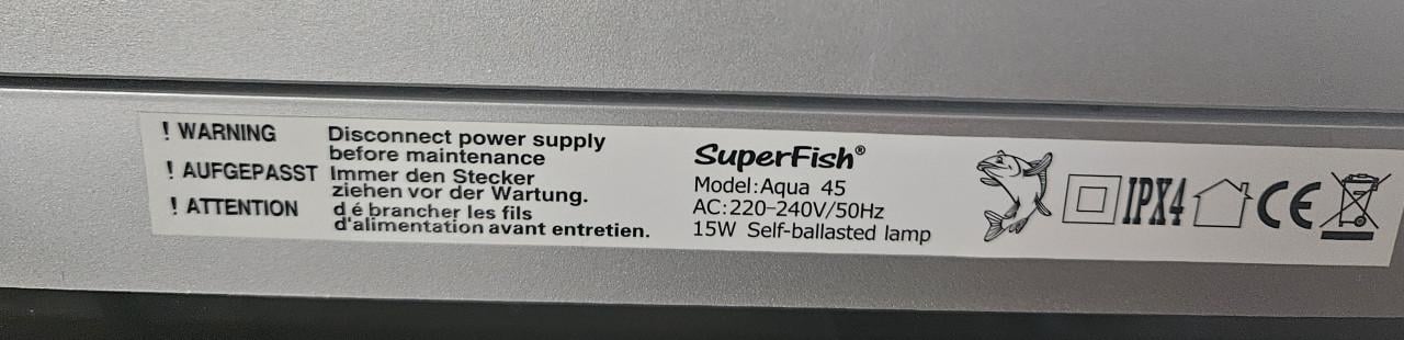 Aquarium 45 liter