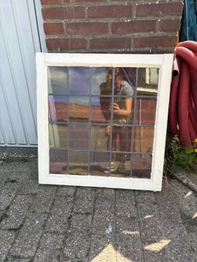 Glas in lood  raam