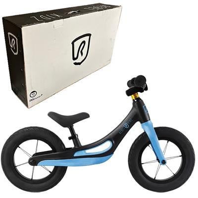 Stoere loopfiets in zwart/blauw en zwart/groen