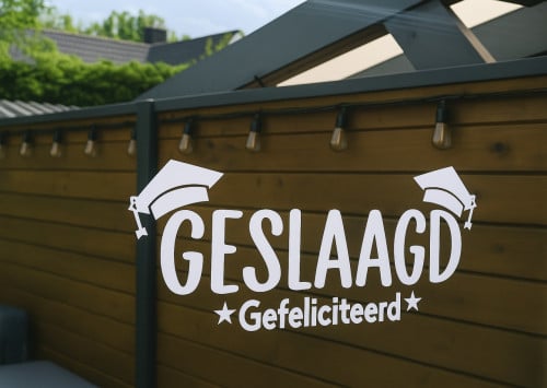 Geslaagd! Stickers