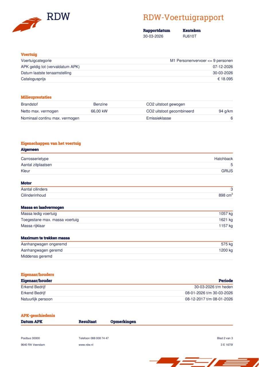 Renault Clio 0.9 tce limited / origineel nl / 1e eigenaar / dealeronderhoud