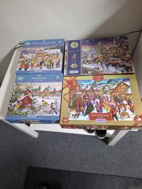 Gibbsons puzzels 4 stuks