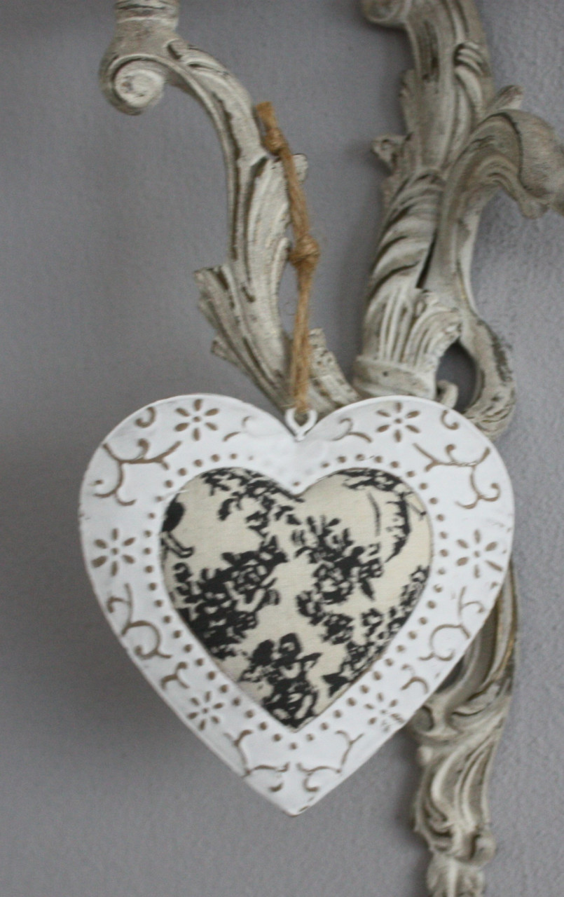 Metalen hart hanger
