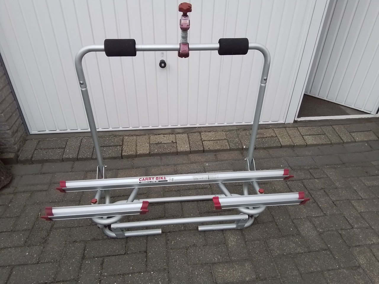 Fietsdrager voor op dissel caravan