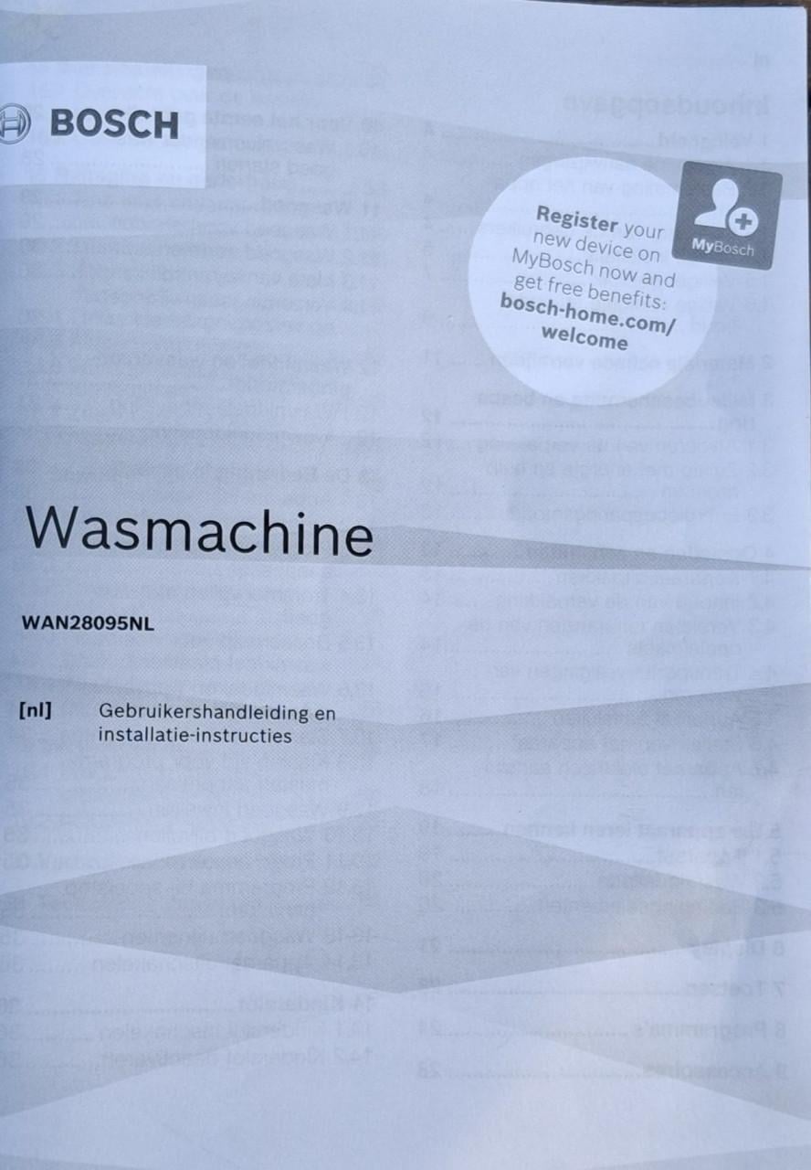 Wasmachine Bosch