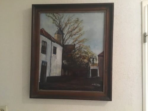 Olieverf schilderij Hulst