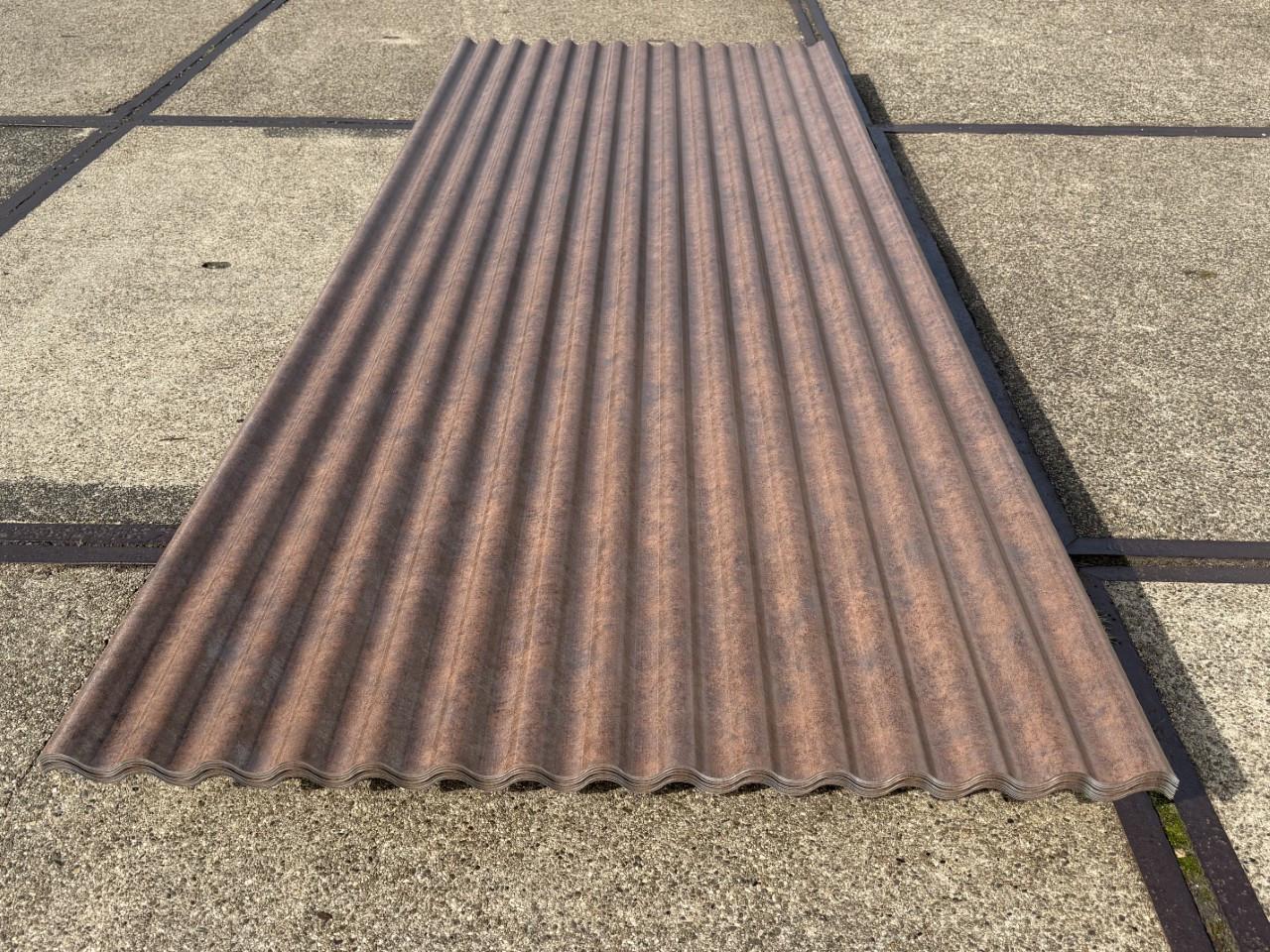 Nieuw golfplaten Corten-Look!