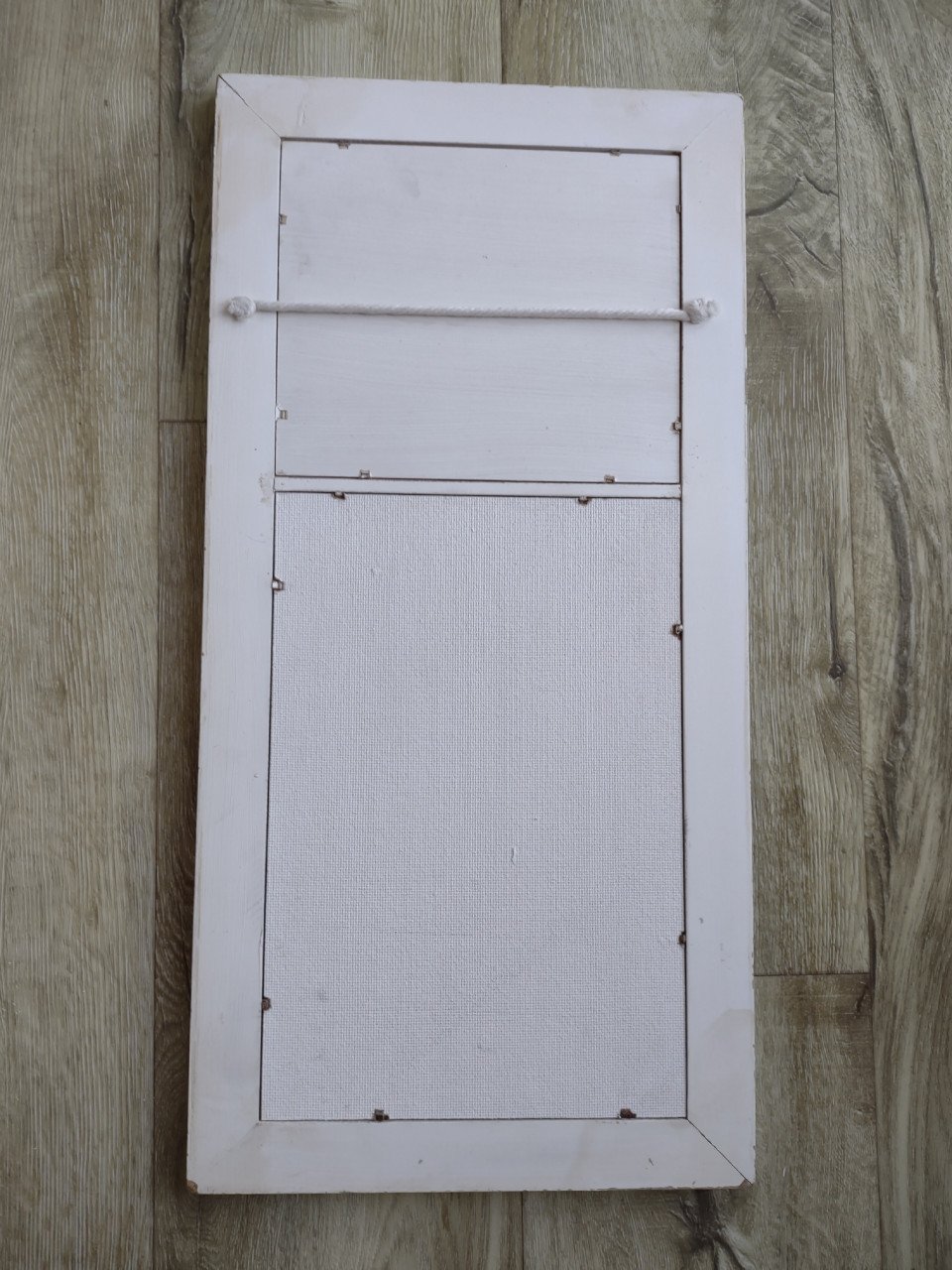 Prachtig wit houten memobord, krijtbord Sea Life. Zee bord.