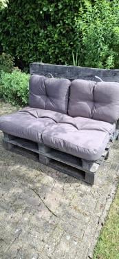 Tuinkussens pallet bank