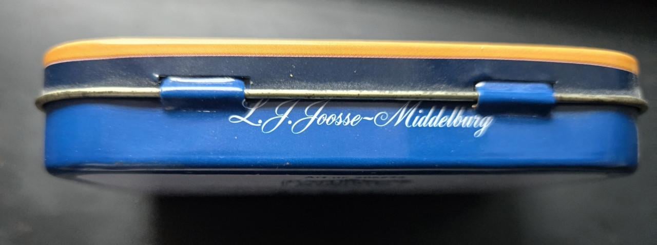 L.J. Joosse blik met Zeeuwse roomboterbabbelaars,  (1999-2000). 9.5x6x2cm