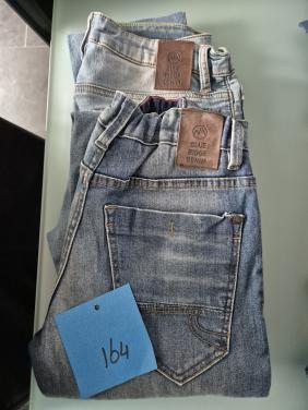 2 jeans maat 164
