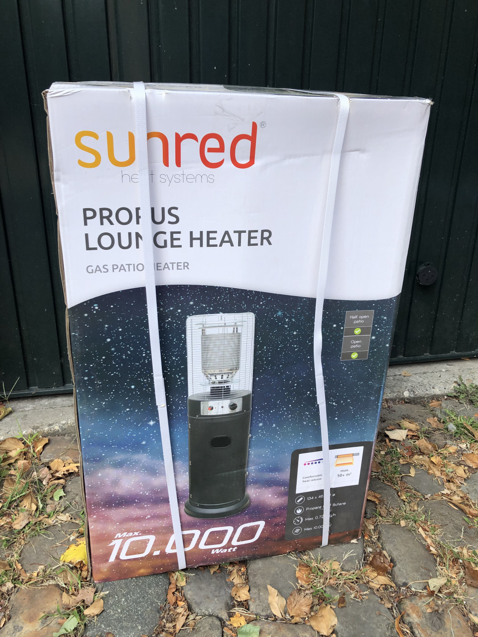 Terrasheater (gas) 2 stuks