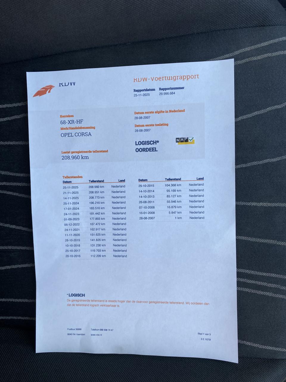 Opel Corsa 1.2 16V 5D WR 2007 Grijs | NAP | NIEUWE APK!