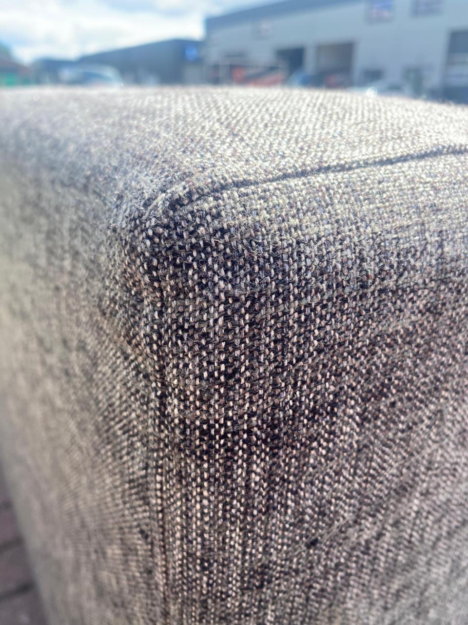 GRATIS LEVERING HEEL BENELUX + DACH Moderne Grijs Stoffen Hoekbank