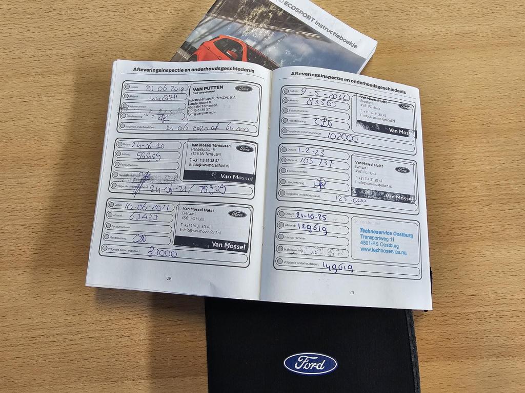 Ford Ecosport 1.0 ecoboost titanium nieuwe distributieriem