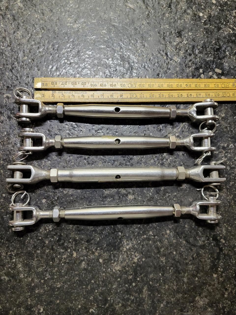 Spanschroef wantspanners met gaffels