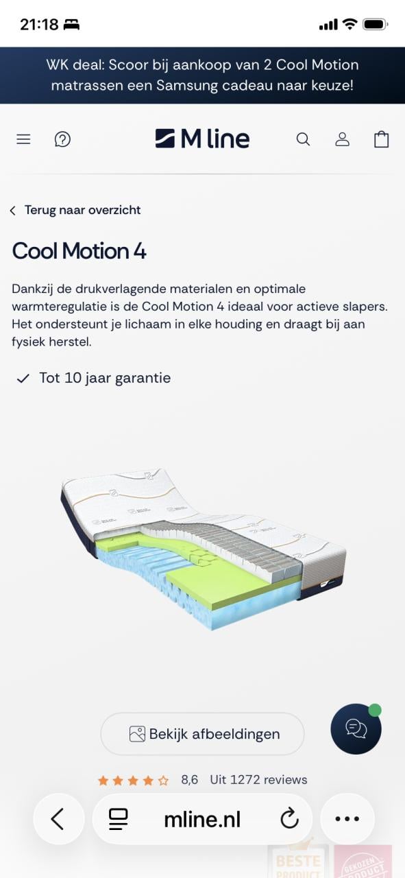 M Line Motion 4 Matras