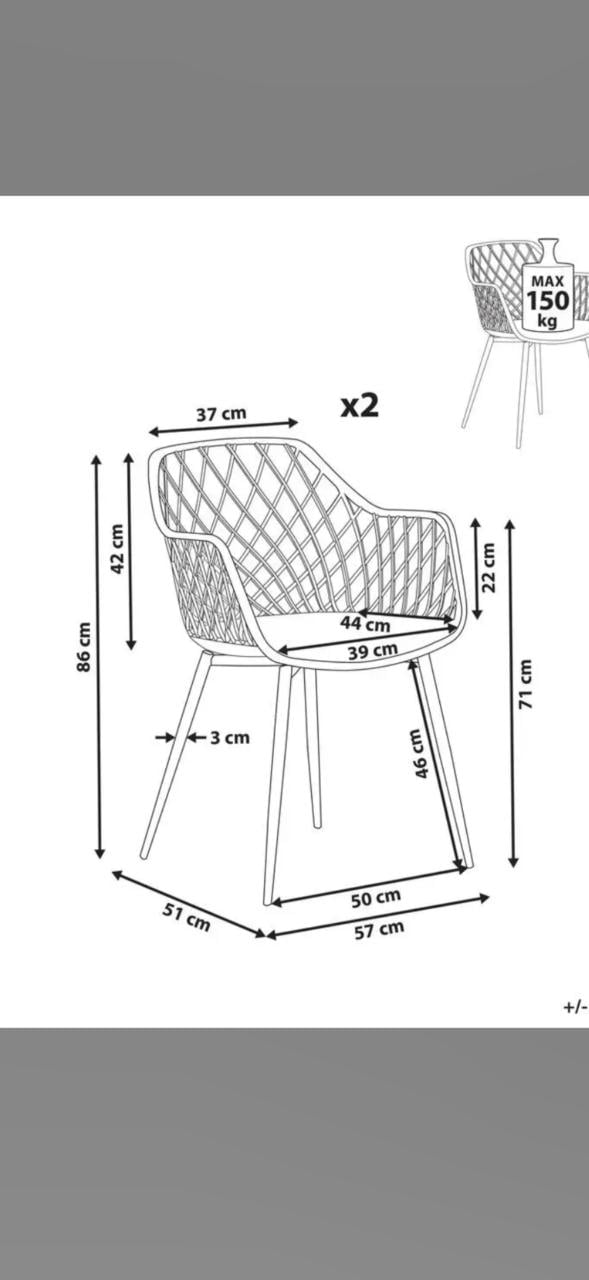 6 eetkamer stoelen