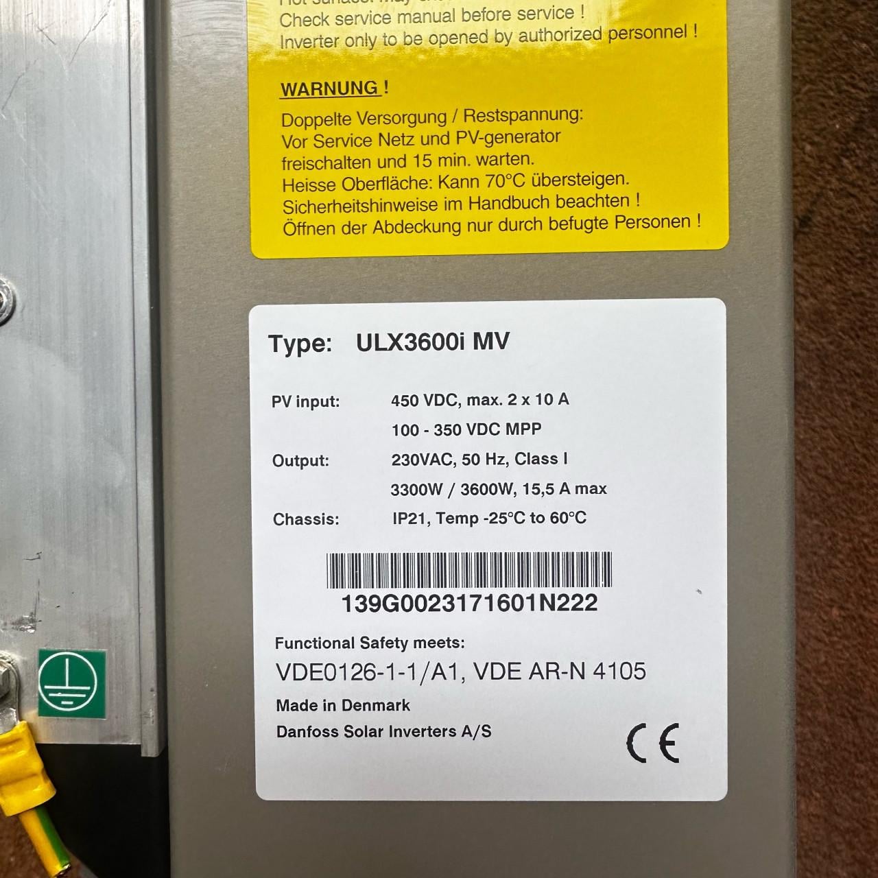 Omvormer Danfoss