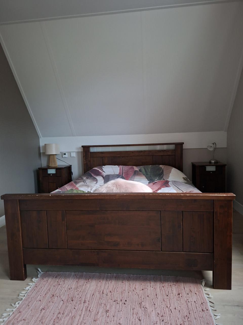 Tweepersoons ledikant 160*210 koloniaal