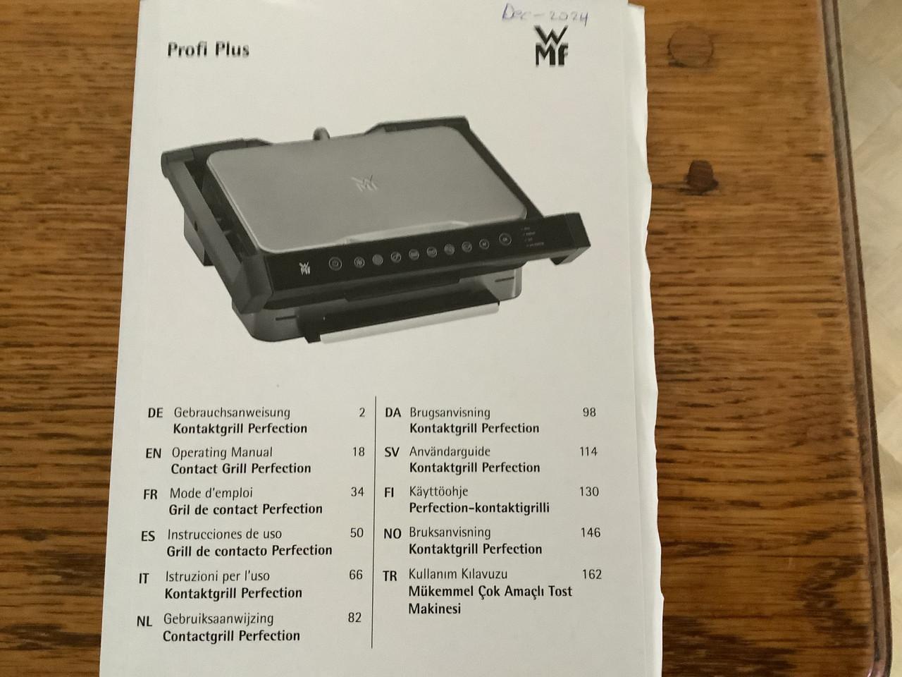 WMF contactgrill profi plus.